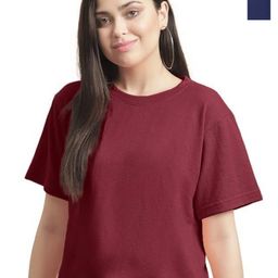 NOTWILD Women Pack Of 2 Solid Round Neck Cotton T-shirts-image-81