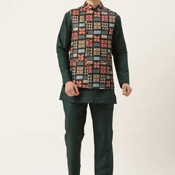 Sayisha Printed Nehru Jackets-36
