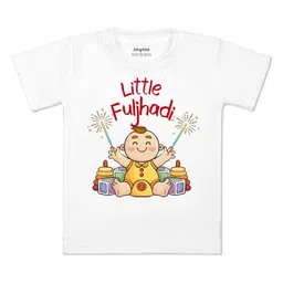 Arvesa Kids Typography Printed Applique T-shirt-image-44
