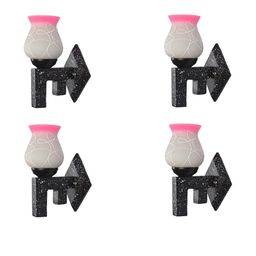 1ST TIME Pink & White Glass Traditional Cylinder Shaped Wall Lamp-picture-14