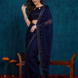 RAJGRANTH Pure Georgette Saree-image-2