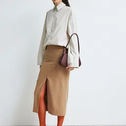 H&M Women Wool Blend Pencil Skirt-image-81