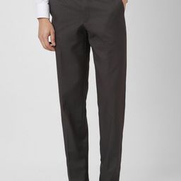 Van Heusen Men Regular Fit Formal Trousers-picture-32