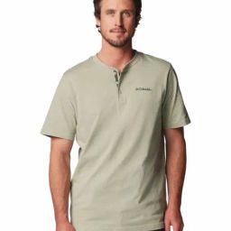 Columbia Grey Cotton Relaxed Fit Sports T-Shirt-image-58