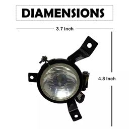 Auto Pearl Fog Lamp Lights With Wiring kit & Switch Compatible For Tata Sumo Victa image 5