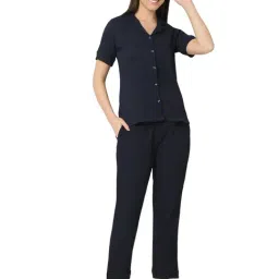 Smarty Pants Blue Shirt With Lounge Pants-image-52