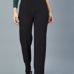 Dream Beauty Fashion Women Straight Fit High-Rise Easy Wash Pleated Trouser-picture-47