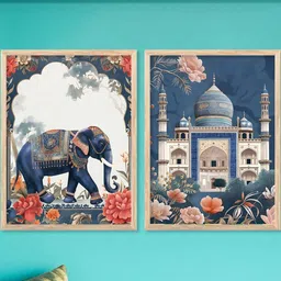 WALLLANE Brown Wood Wall Art-image-61