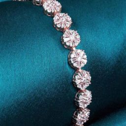 GIVA Anushka's 92.5 Sterling Silver Flower Bracelet for Women-image-81