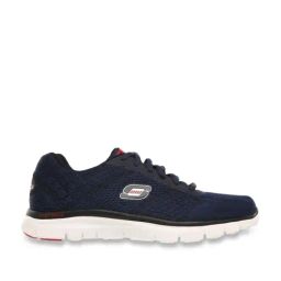 Skechers Men's FLEX ADVANTAGE- COVERT ACTION Navy Red Casual Lace Up Shoe-image-60