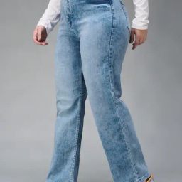 Miss Chase A+ Blue Flare Fit Jeans-image-45
