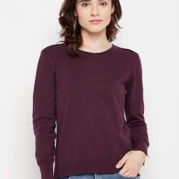 MADAME Wine Regular Fit Pullover-image-28