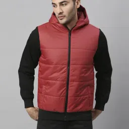 Dennis Lingo Red Regular Fit Hooded Jackets-picture-44
