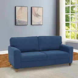Duroflex Utopia Blue Pinewood 3 Seater Sofa-image-15