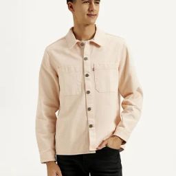 Levi's Peach Cotton Regular Fit Jacket-picture-10