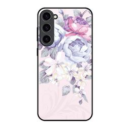 QRIOH Floral Printed Samsung Galaxy S23 Plus 5G Back Case Mobile Accessories-image-102