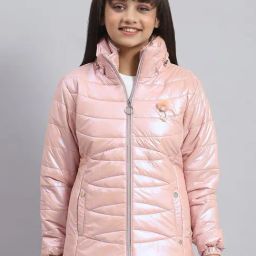 Monte Carlo Kids Pink Solid Full Sleeves Jacket-image-25