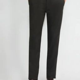 Arrow Brown Slim Fit Checks Trousers-image-38