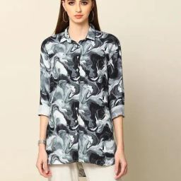 Saltpetre Blue & White Organic Cotton Relaxed Fit Shirt-image-55