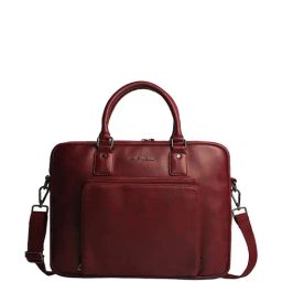 Gauge Machine Wine PU Laptop Messenger Bag-image-36