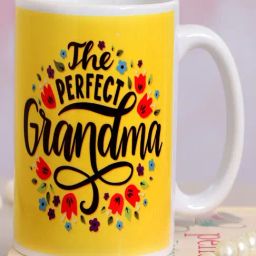 FNP Multicolor Ceramic Printed The Perfect Grandma Printed Mug (325 ml)-95