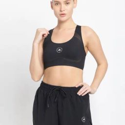 adidas Black aSMC TPR PI Sports Bra-image-30