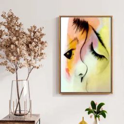 999Store Multicolor Canvas Baby Mom Painting With Frame-picture-44
