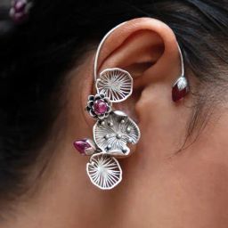Shaya 92.5 Sterling Silver Rise Above Taboos Earrings for Women-picture-49