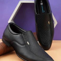 Hoversoul Men's Scala Black Slip-On Shoes-image-10