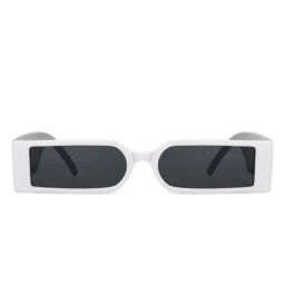 OJOS Grey Rectangular Polarised and UV Protected Lens Unisex Sunglasses image 2