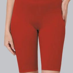 Soie Red Solid Cycling Shorts-image-94