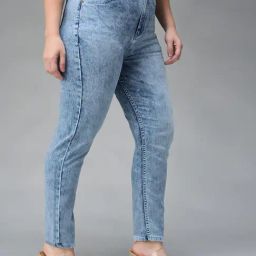 Miss Chase A+ Blue Denim Slim Fit Jeans-image-45
