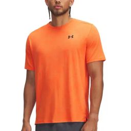 Under Armour Orange Slim Fit Printed Sports T-Shirt-image-62