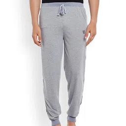 VIMAL JONNEY Men Navy Blue Solid Lounge Pant-image-18