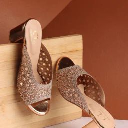 Carlton London Women's Rose Gold Casual Sandals-image-98