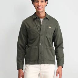 U.S. Polo Assn. Denim Co. Green Cotton Regular Fit Jacket-image-45