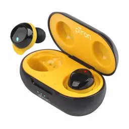 PTron Basspods 581 True Wireless Bluetooth Earbuds with Charging Case (Yellow and Black)-picture-42