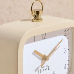 Westside Home Beige Rectangular Hum Clock image 3