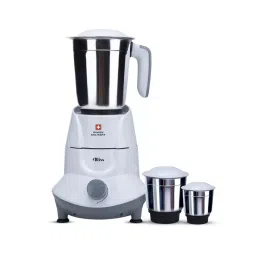 SWISS MILITARY Mixer Grinder with 3 Jars Bliss Series 500 W Plastic White Grey-image-27