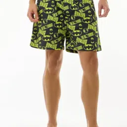 Bewakoof Blue Cotton Regular Fit Printed Boxers-picture-3