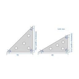 Insize Angle Block Set 45°, 45°, 90°. 30°, 60°, 90°, 6540-1 image 2