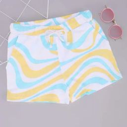 Pantaloons Junior Girls Multicolor Cotton Camouflage Shorts-image-84