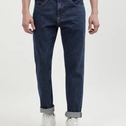 Calvin Klein Blue Cotton Regular Fit Jeans-image-36