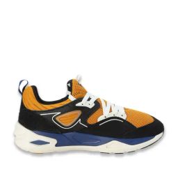 Puma Men's TRC Blaze SWxP Black & Orange Brick Casual Sneakers-image-14