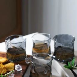 The Artment Transparent Glass Solid Whiskey Glass - Pack of 4-image-73