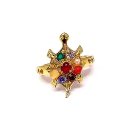 Aadikart Unisex Gold Ring-image-24