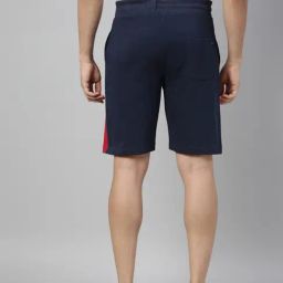 3Pin Multicolor Cotton Regular Fit Color Block Shorts - Pack of 2 image 2