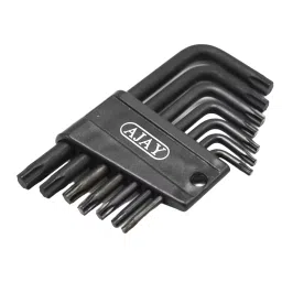 Ajay Tool Temper Star Allen Key Set Chrome Vanadium Steel T10-T40 Size Range, AJ-SAKS (Pack of 7)-image-21