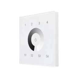ARCUS Standalone DALI DT6 Single Color Touch Controller <20 mA 12-24 VDC 4 Groups & 4 Scenes, CT-DL-1006-14