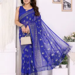Anouk Paisley Woven Design Saree-picture-46